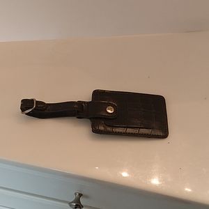 Liz Claibourne Luggage Leather Tag